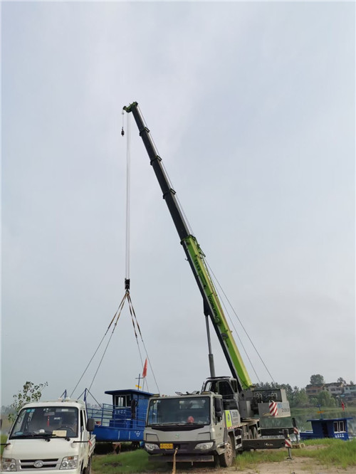 三门峡市桥梁建设吊装案例